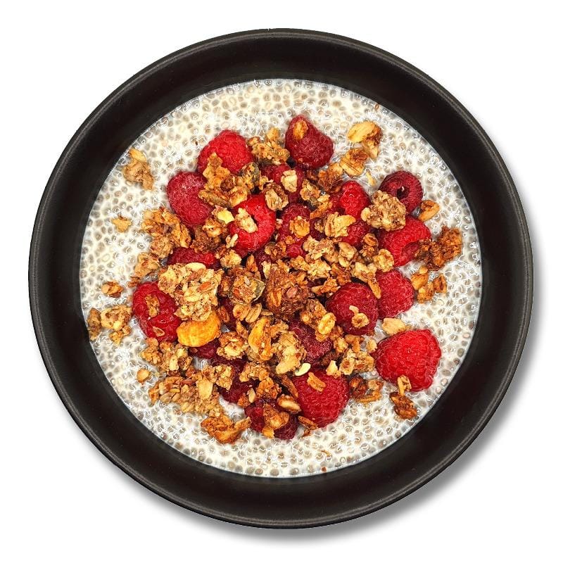 Chiapudding Raspberry & Granola