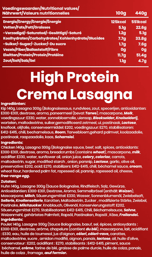High Protein Crema Lasagna - Afbeelding 2