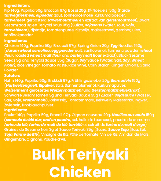 Bulk Teriyaki Chicken - Afbeelding 2